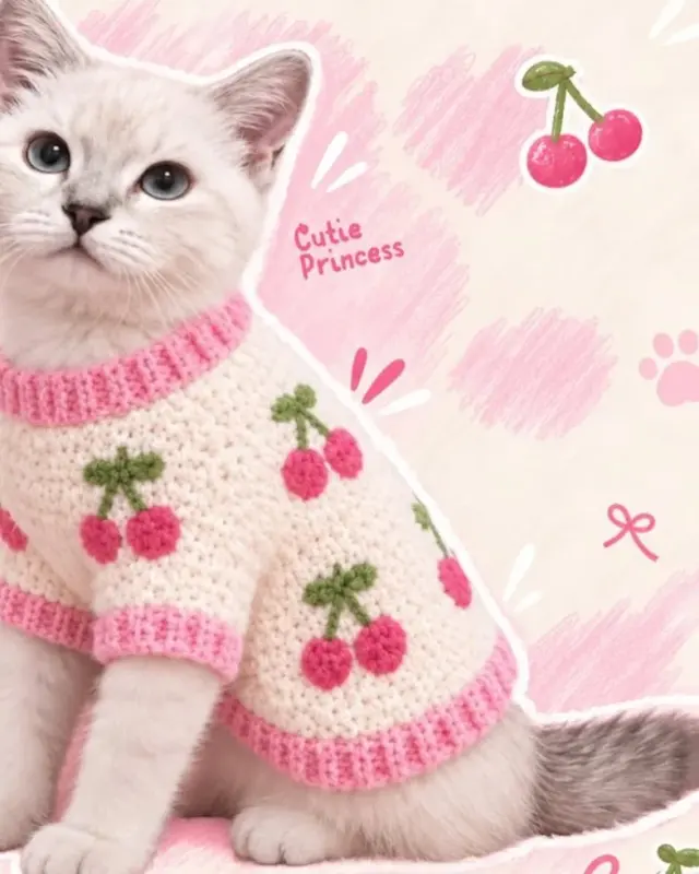 Cherry Kiss нэхмэл цамц